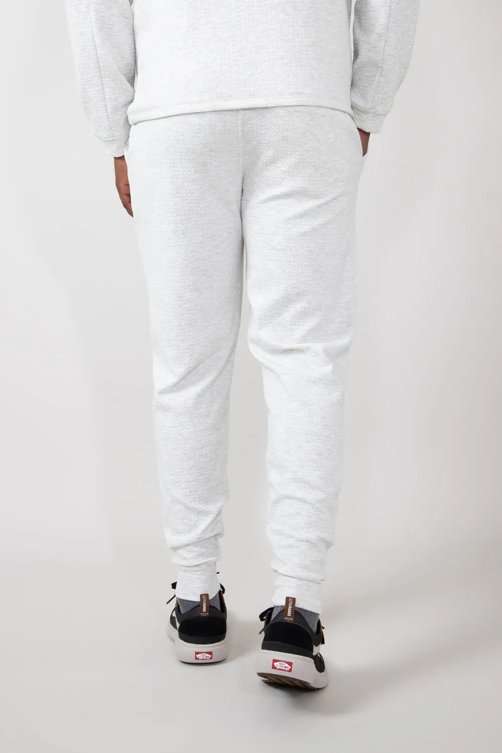 1897 Active Diamond Stretch Joggers for Men in Oatmeal | MP922-OATMEAL