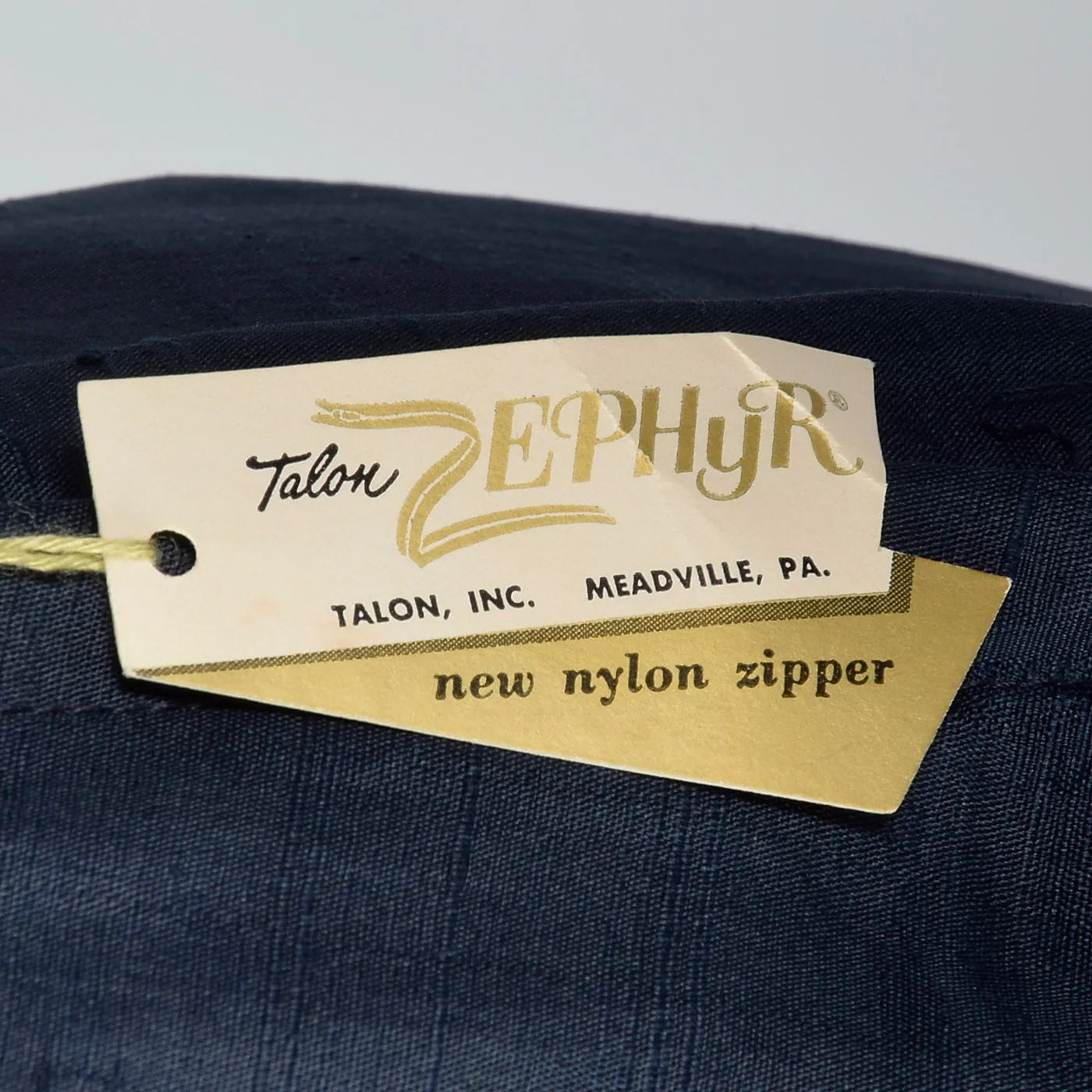 1960s Navy Blue Silk Skirt Suit with Mother of Pearl Buttons