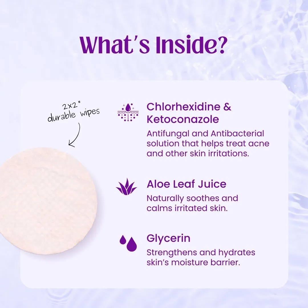 Acne Away Chin Acne Wipes for Cats