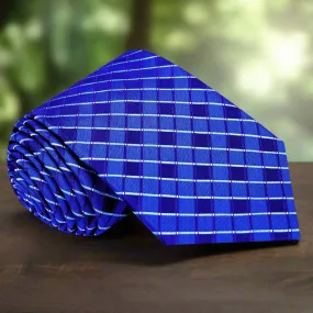Blue Artemis Geometric Necktie