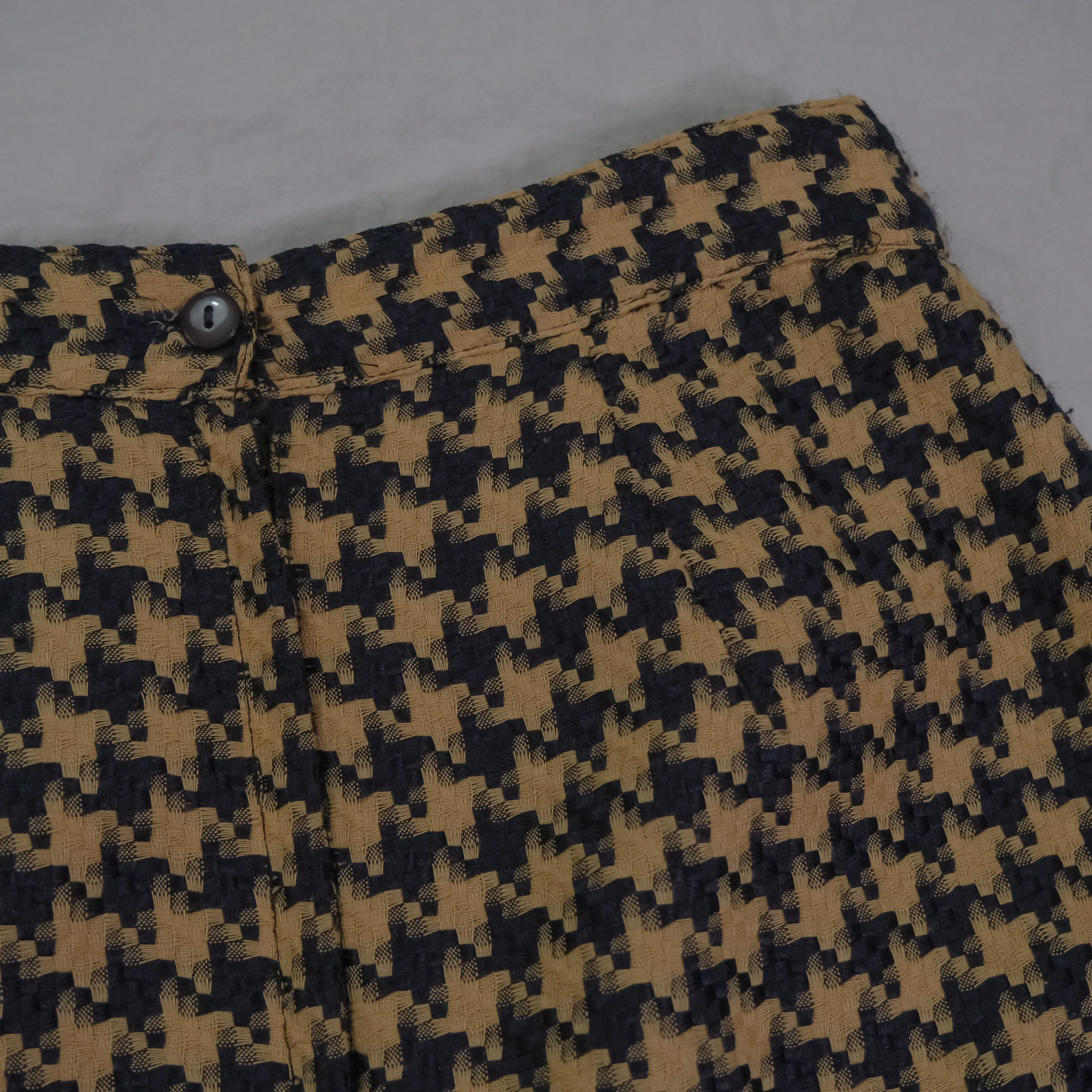 Butter Houndstooth Skirt