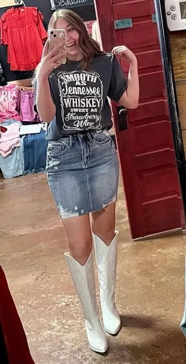 Claire JB Denim Skirt