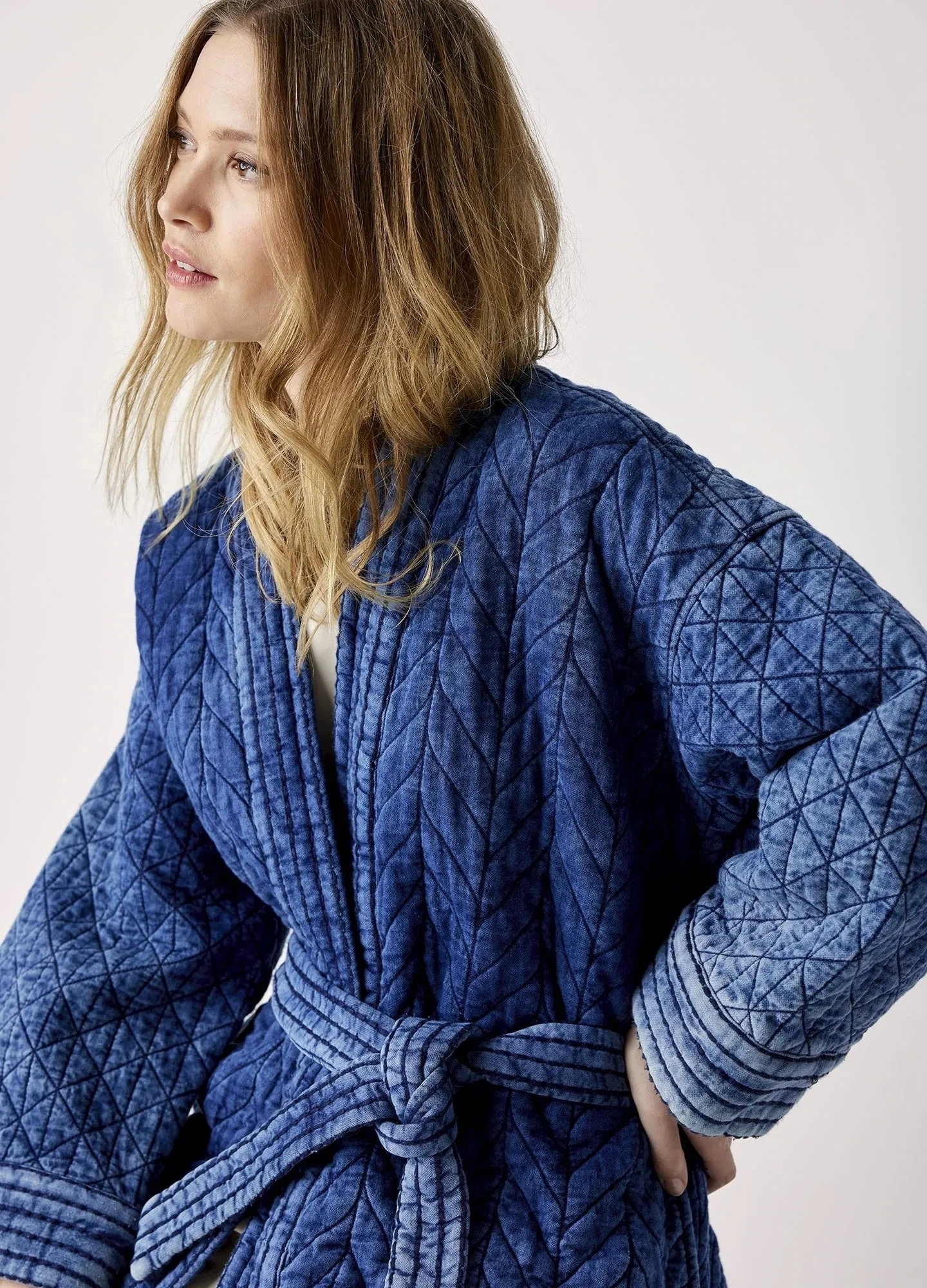 Cotton Daze Denim Kimono Jacket