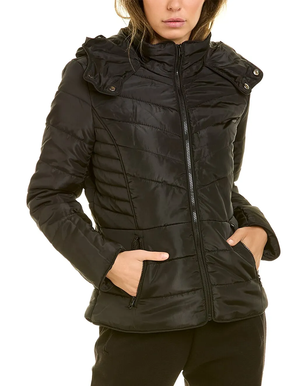 Ladies "Therapy" Hooded Puffer Jacket