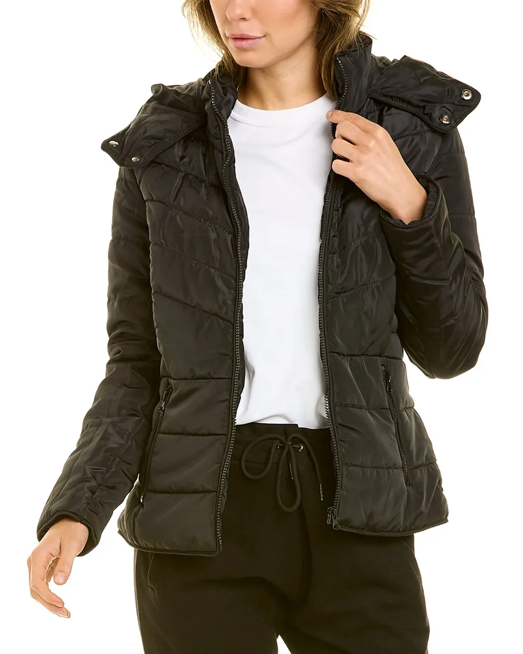 Ladies "Therapy" Hooded Puffer Jacket