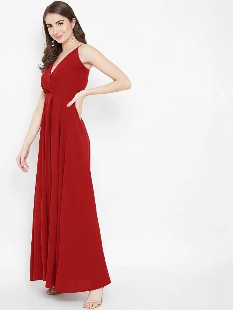 Party Wear Crepe Western Dress for Women