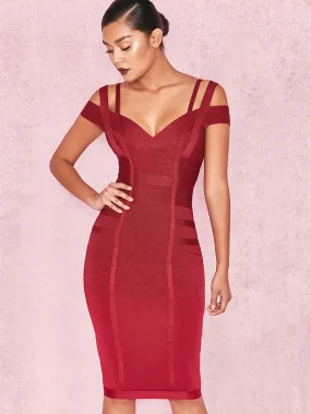 Pencil Skirt, Ocassion Dresses,  Burgundy Lizzy