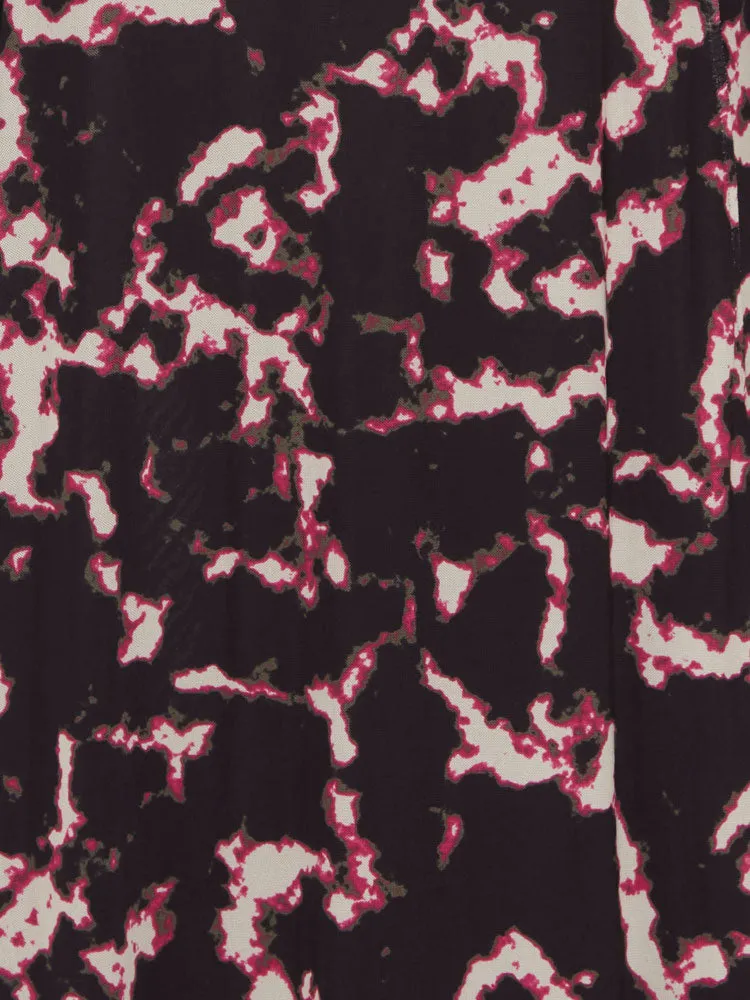 Pulz PzDuffy Wrap Dress Fuchsia Black