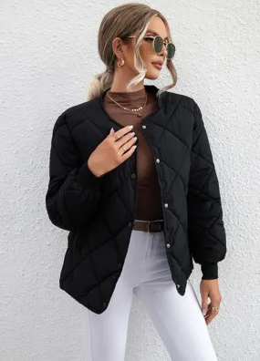 Quilted Button Down Jacket