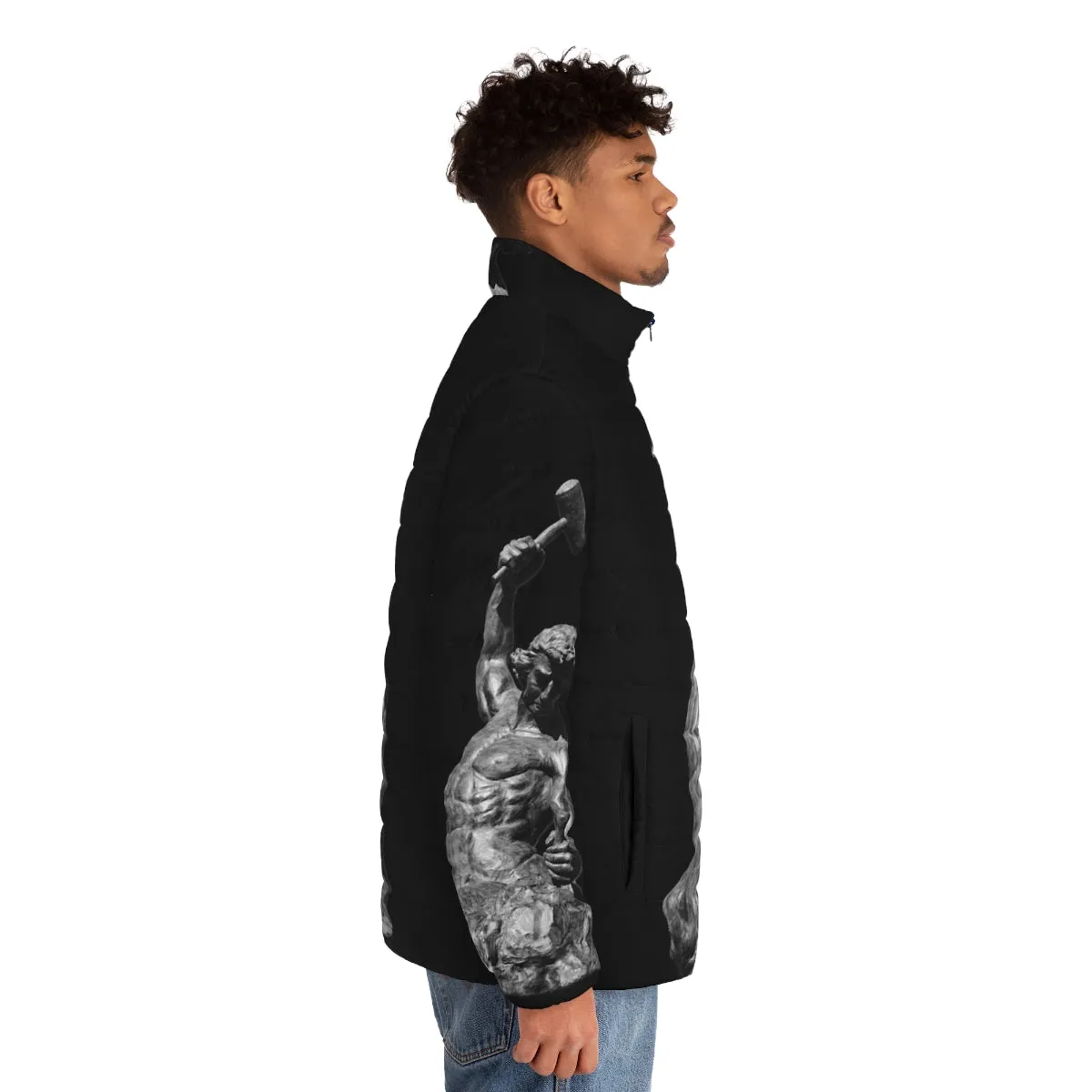 "Unleash Your Self-Made Potential: The Self Made Man Puffer Jacket"