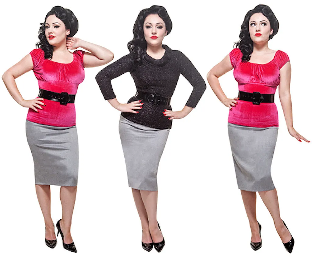 Raised Grey Perfect Skirt