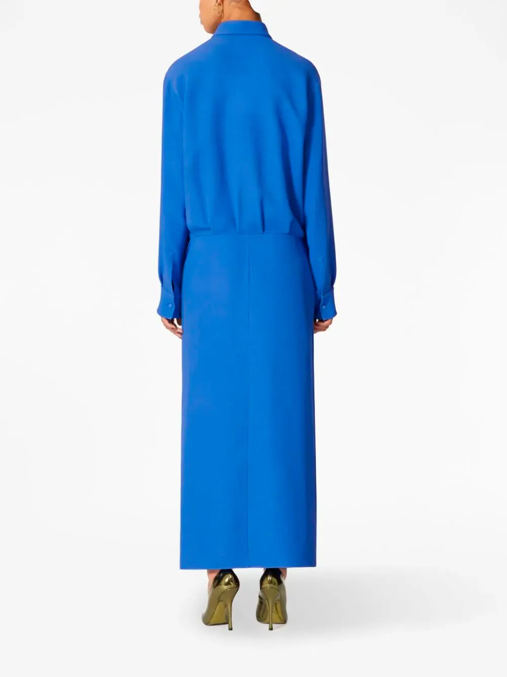 Silk midi dress