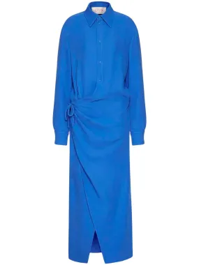 Silk midi dress