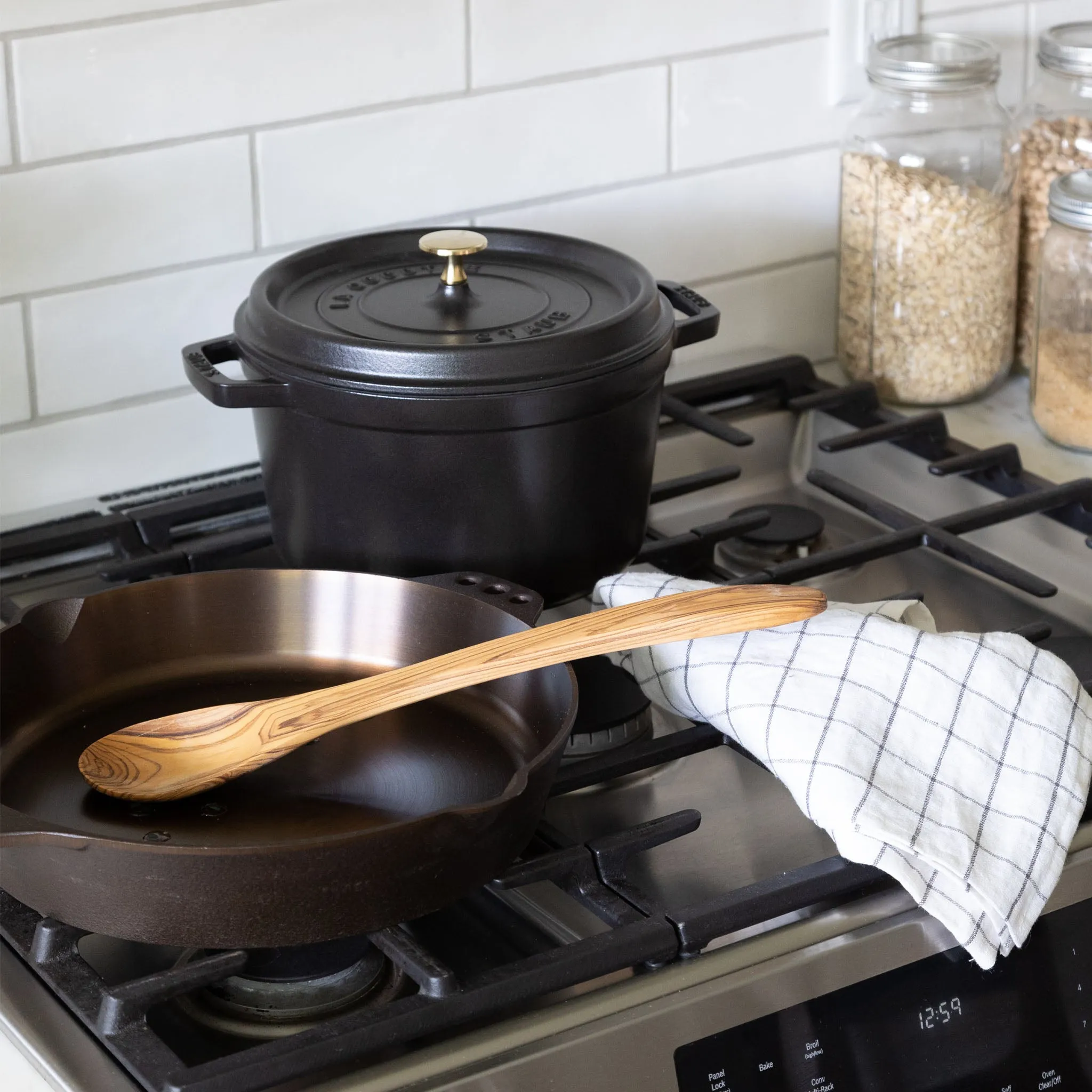 Staub 5 QT Tall Cocotte - Black