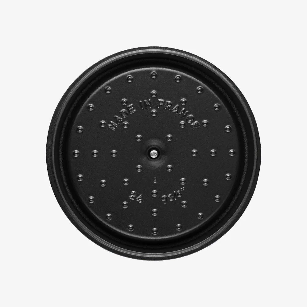 Staub 5 QT Tall Cocotte - Black