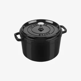 Staub 5 QT Tall Cocotte - Black