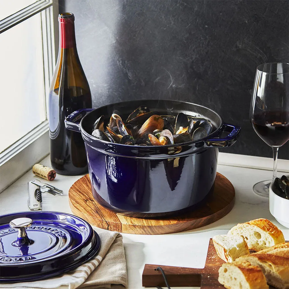Staub 5 QT Tall Cocotte - Dark Blue