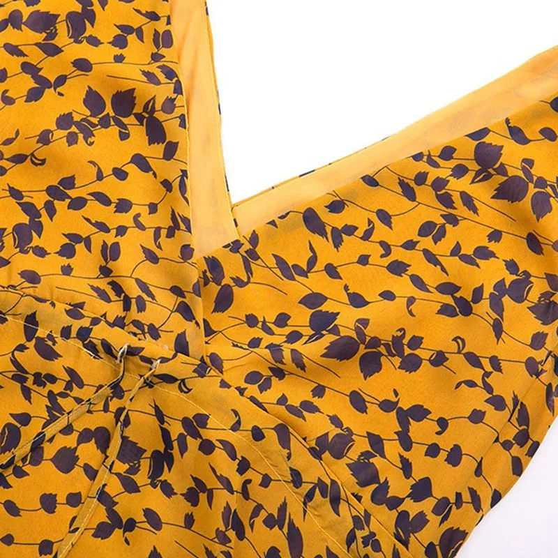 Women Print Maxi Dress Ladies Sexy Backless  Empire Dresses