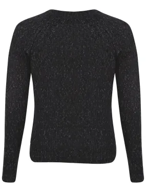 Womens Amara Reya Tulip Black Crew Neck Jumper